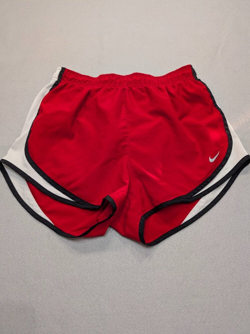 Nike Dri-FIT Tempo Red White Black Running Shorts M